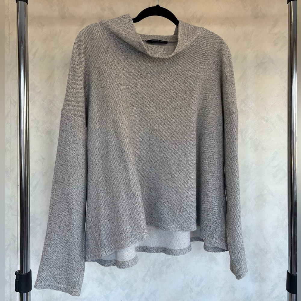Banana Republic Light Gray Women's Cowl Neck Sweater
